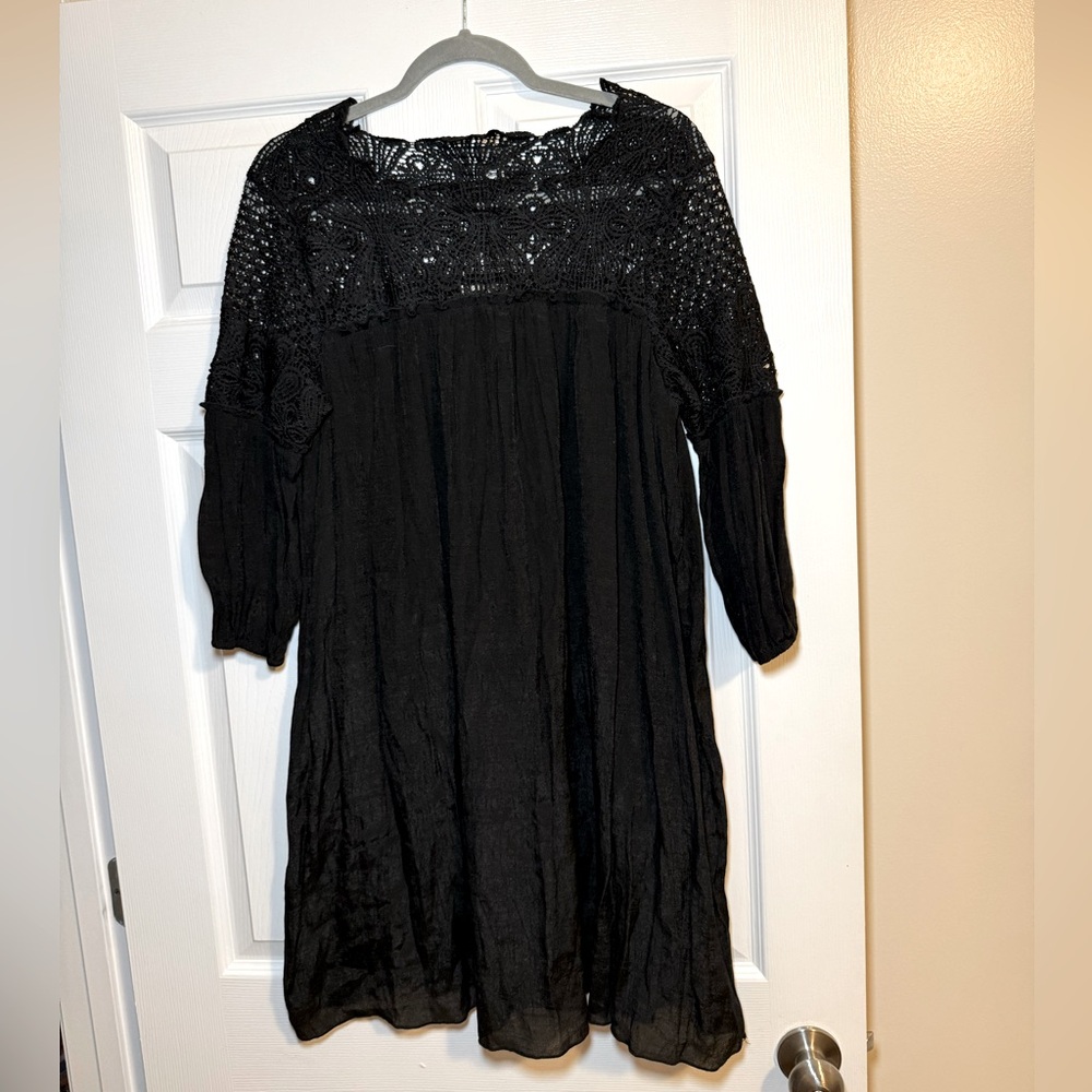 Kings Road Brand New with Tags Womens Flowy Black Dress- Size Large